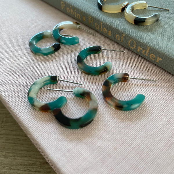 Stained Glass Hoops