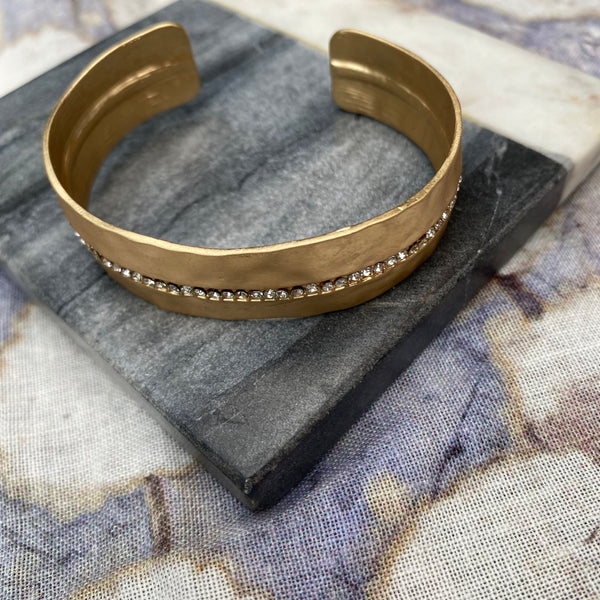 Catalina Gold Cuff Bracelet