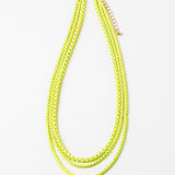 Triple Strand Neon Necklace