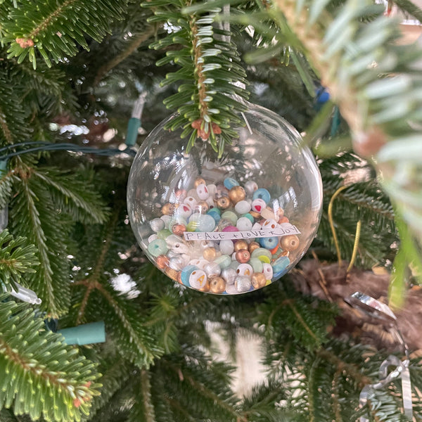 Ornament with Inspirational quote