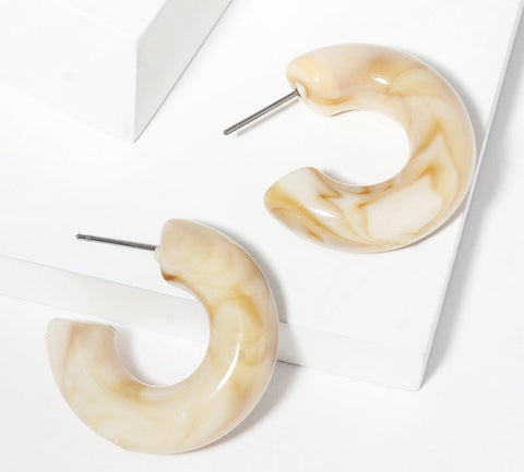 Cafe Latte Hoops