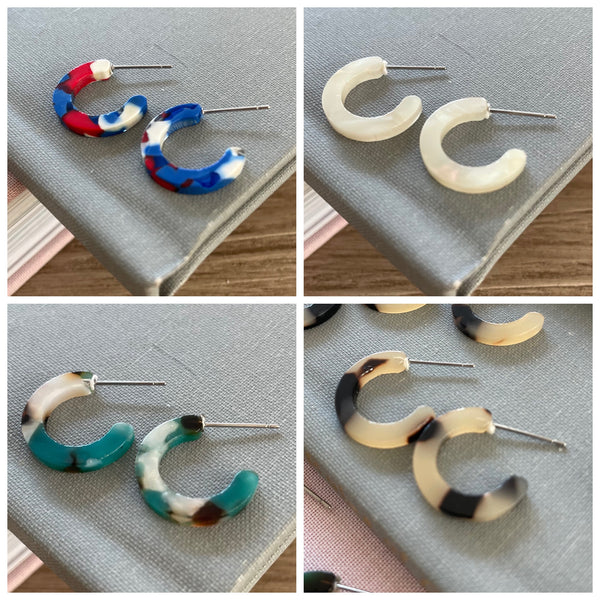 Stained Glass Hoops