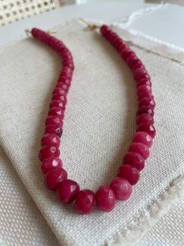 Raspberry Necklace