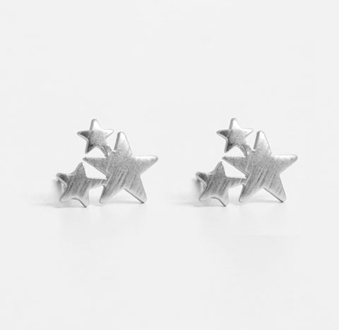 Wish Upon a Star silver Studs