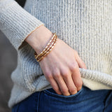 Lila Gold Stack Bracelets