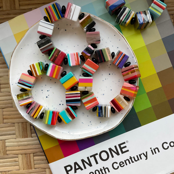 Colorblock Stretch Bracelet