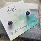 Venetian Glass Studs