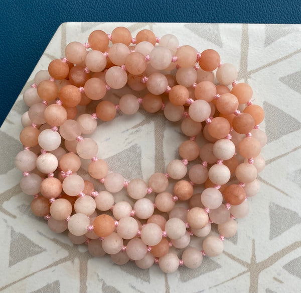 Grapefruit Stone Necklace