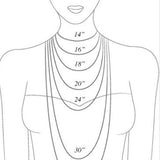 Gold Half Diamond Necklace