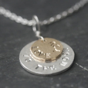 Love you to the Moon Necklace