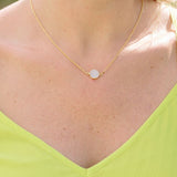 Barely There Raw Quartz Necklace